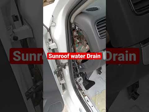 Sunroof water Drainage