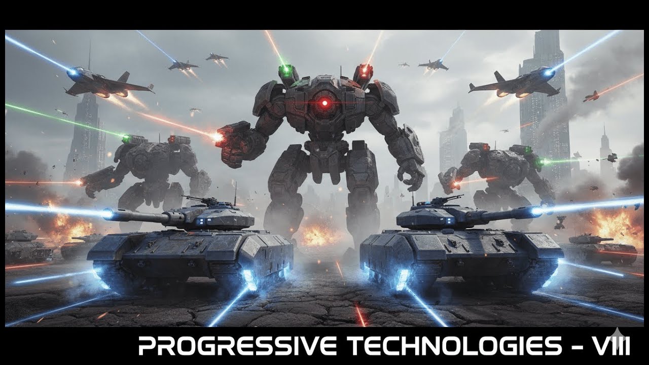 Mod Digital Progressive Cool mod Progressive Technologies - VIII (t74) | Rusted Warfare - YouTube