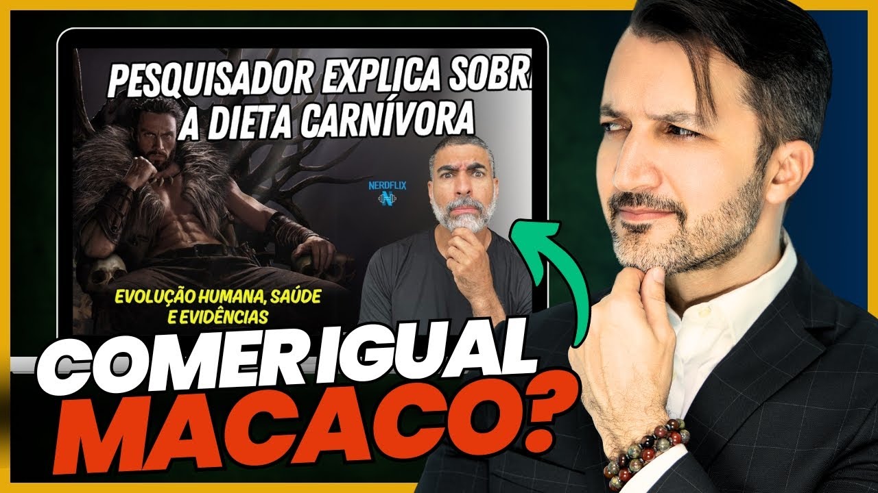 Somos 99% iguais aos chimpanzés? Devemos comer igual a eles? - Dr Jon Marins