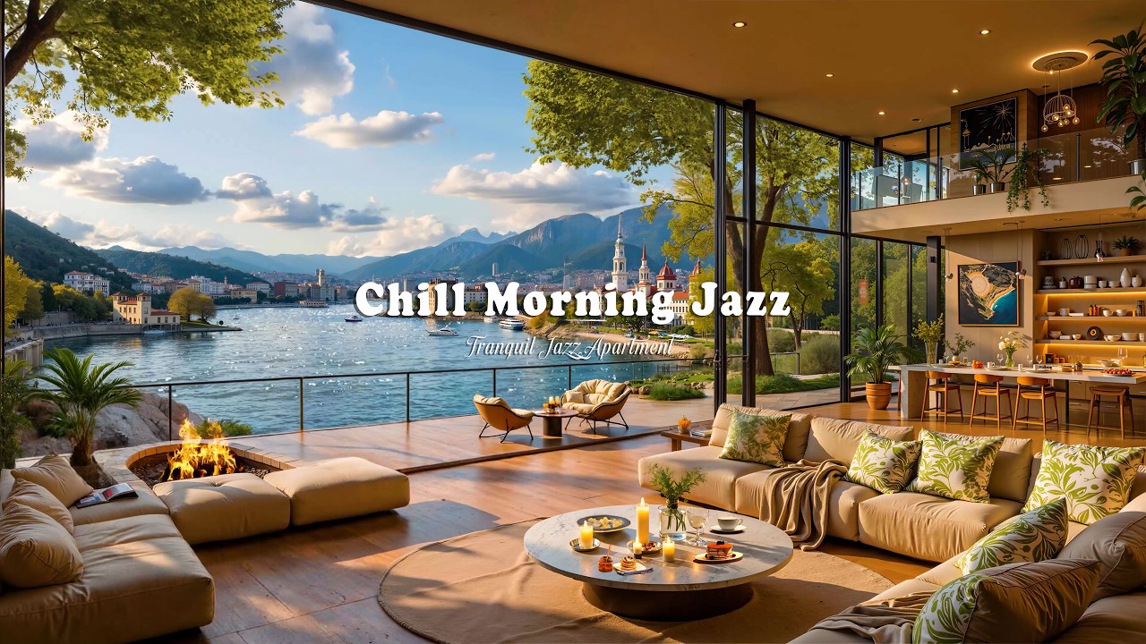 Luxury Apartment Ambience with Soft Jazz Instrumental - Chill Morning Jazz Vibes for Focus, Work