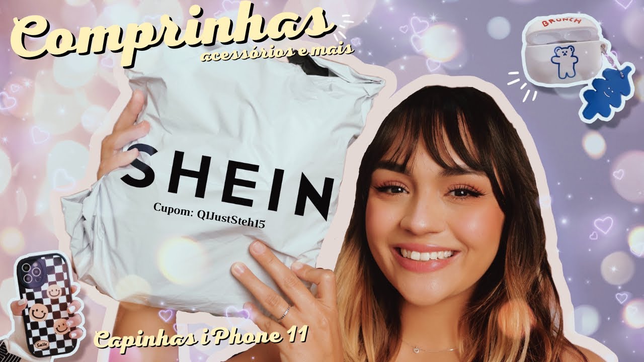 COMPRINHAS SHEIN - ACESSÓRIOS para IPHONE 11 e IPAD 8, capinhas, protetor cabo e mais | @Just Steh