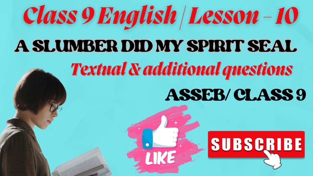 Стихотворение «A Slumber Did My Spirit Seal» (Для 9 класса, английский язык) | Решение текстовых ...