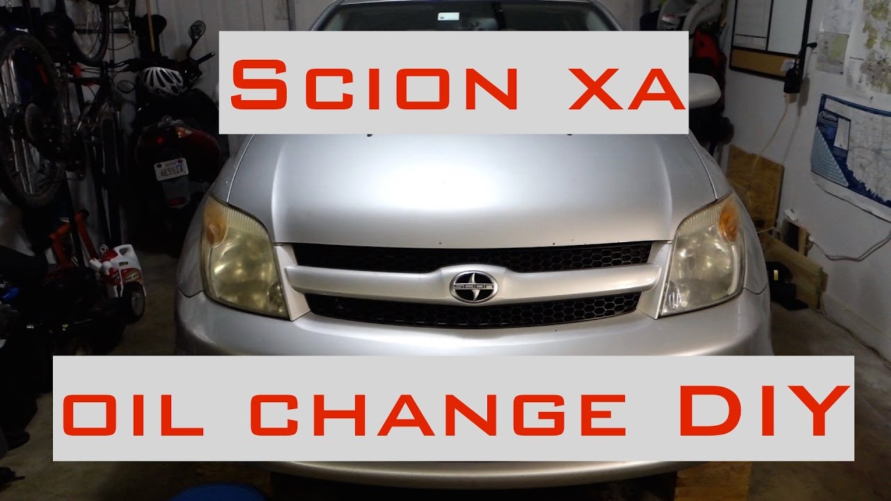 Scion xA-xB | Oil Change DIY | 2004-2006 - YouTube
