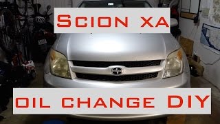Scion xA-xB | Oil Change DIY | 2004-2006 - YouTube