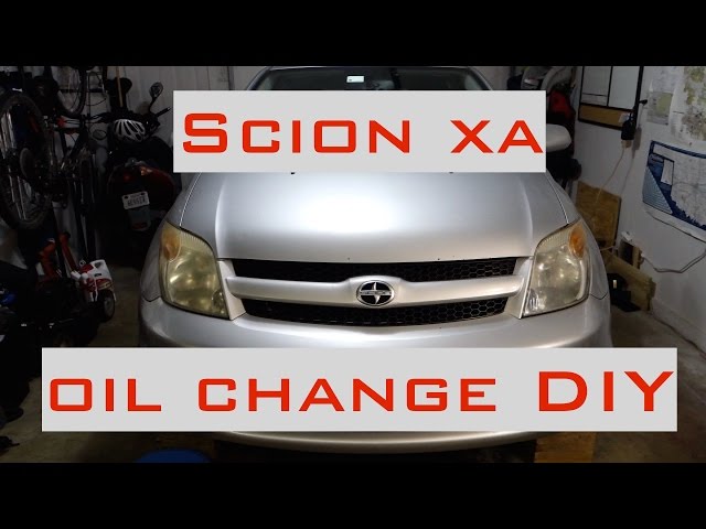 Scion xA-xB | Oil Change DIY | 2004-2006 - YouTube