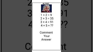 @Puzzlies | math question #shorts #youtube #viral #trending #explorepage #mathpuzzles #quiz #iq