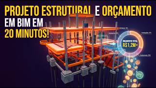 Como fazer um projeto ESTRUTURAL + Orçamento em BIM pouco minutos