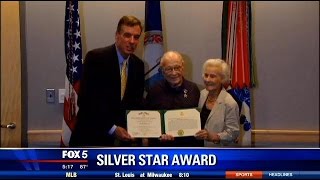 95-year-old World War II veteran finally receives Silver Star Medal