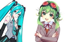 miku forces gumi to cosplay 