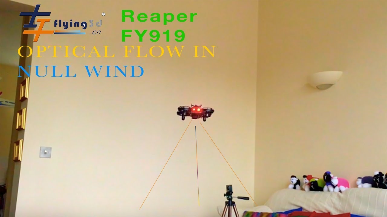 Flying3D Reaper FY919 Optical Flow test indoors