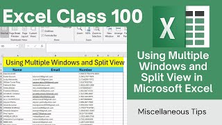 Using Multiple Windows and Split View in Excel: Boost Your Productivity
