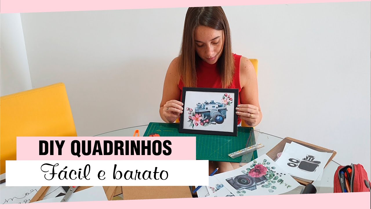 DIY Quadrinhos de papelão - Cenário para gravação de vídeos