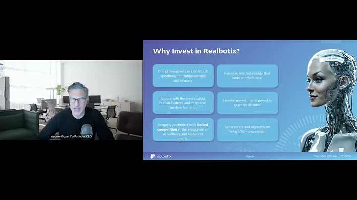 Realbotix Corp. (OTCQB: XBOTF) (TSXV: XBOT)