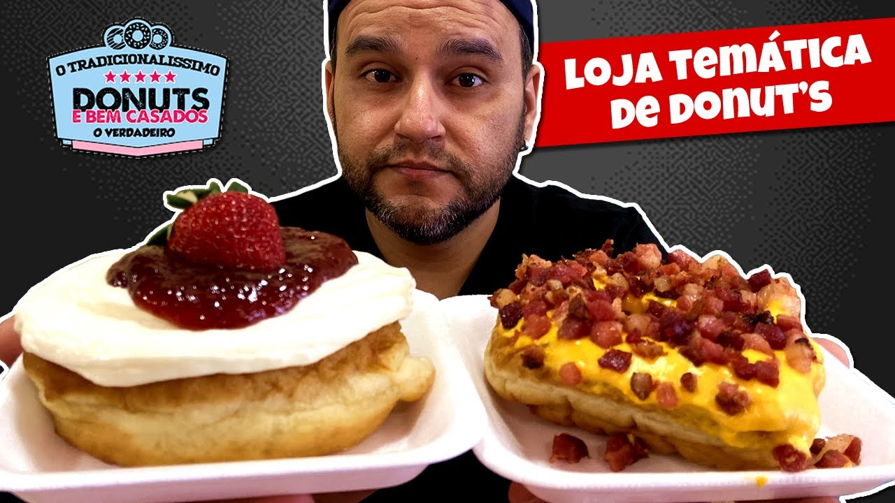 DONUTS DE CHEDDAR E BACON? LOJA TEMÁTICA DE DONUTS EM SÃO PAULO O