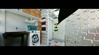 OMAH CILIK 4X10, RUMAH COMPACT & MURAH, INDUSTRIAL TROPIS