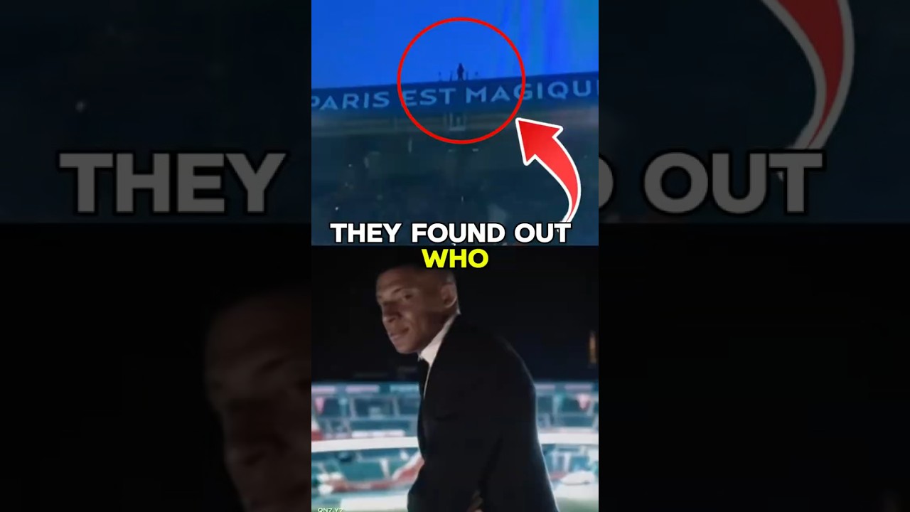 Who Is The Mystery Man Standing On Top Of PSG Stadium? 😳