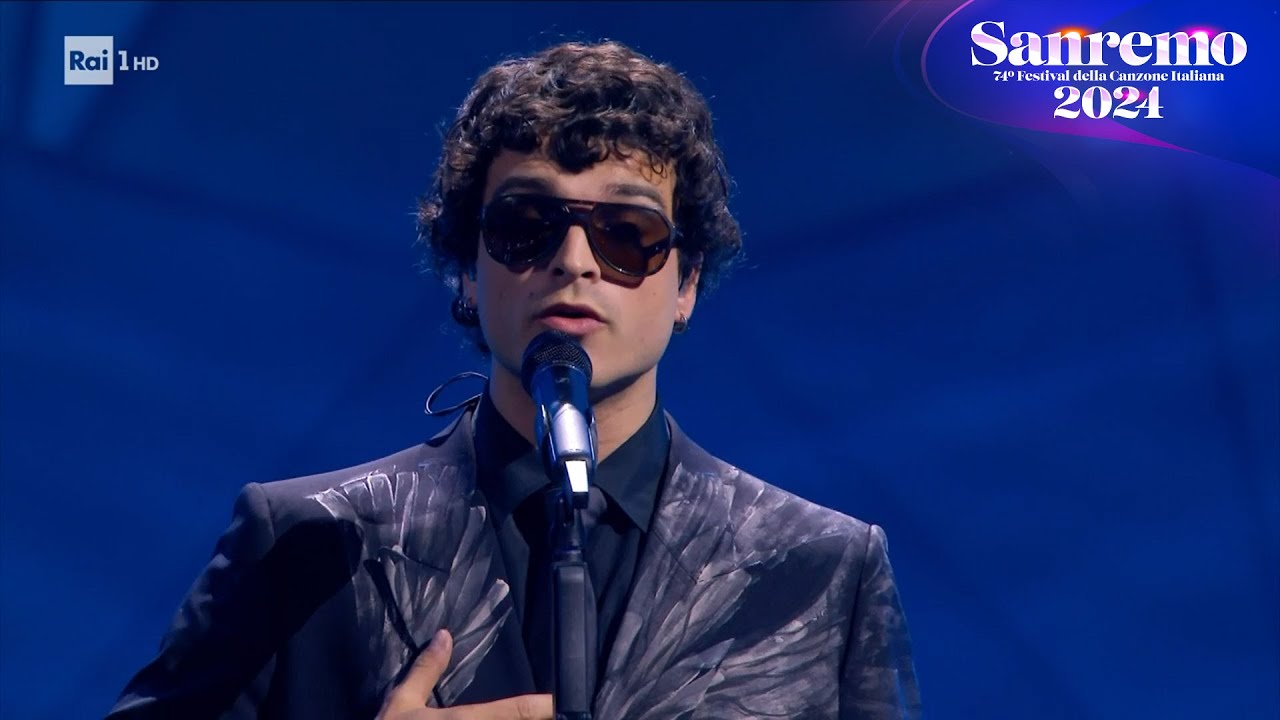 Sanremo 2024 - Leo Gassmann canta 