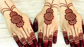New Simple Basic Mehndi Design For Beginners || Artistic Henna By Saima screenshot 4