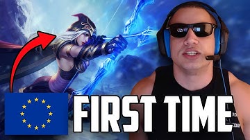 TYLER1 FIRST TIME ASHE IN EU MASTERS | TYLER1 EU