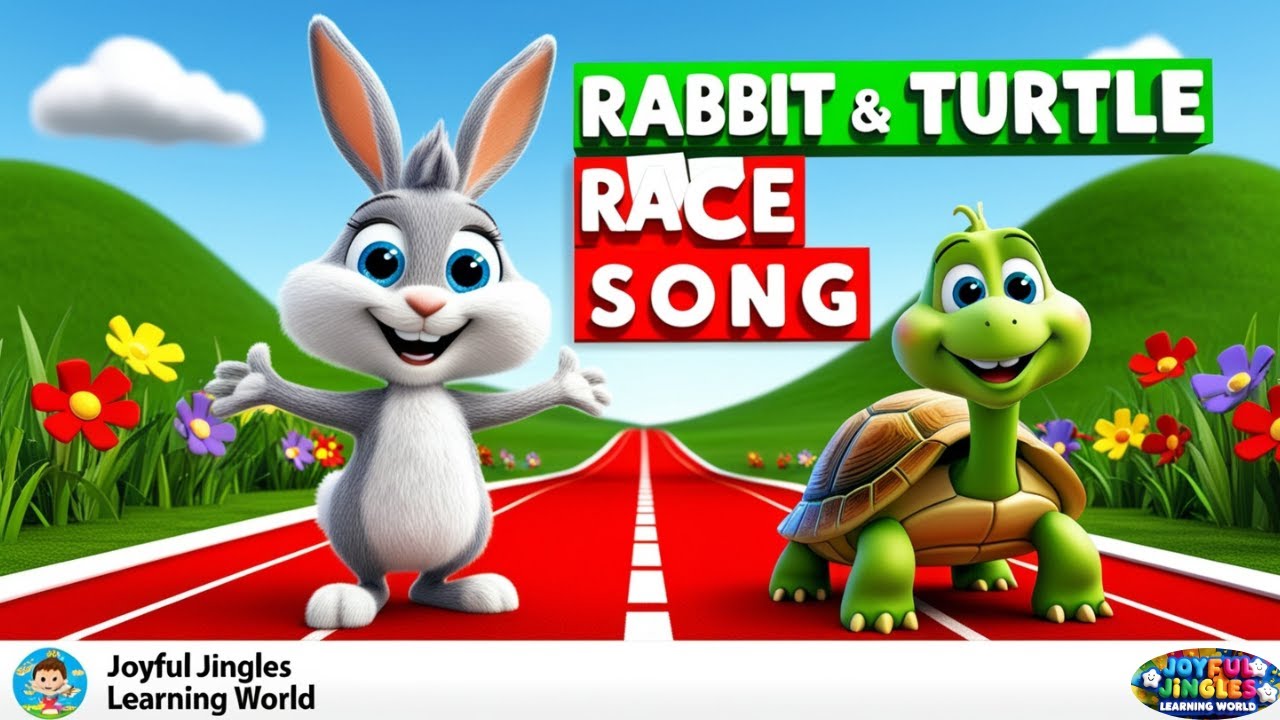 Rush Rabbit Turtle Rabbit & Turtle Race Song 🐢🐰 | Kids Learning Song | Fun Nursery Rhyme ...