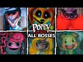 Poppy playtime chapter 1 2 3  all bosses 4k showcase