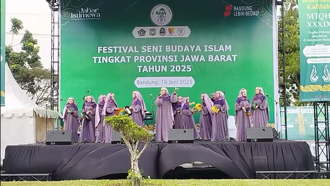 Qasidah Rebana Klasik Putri Al-Istiqomah Wanasari Kota Bandung Lomba MTQH Provinsi Jawa Barat 2025