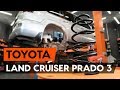 How to change rear springs / rear coil springs on TOYOTA LAND CRUISER PRADO 3 (J120) [AUTODOC]