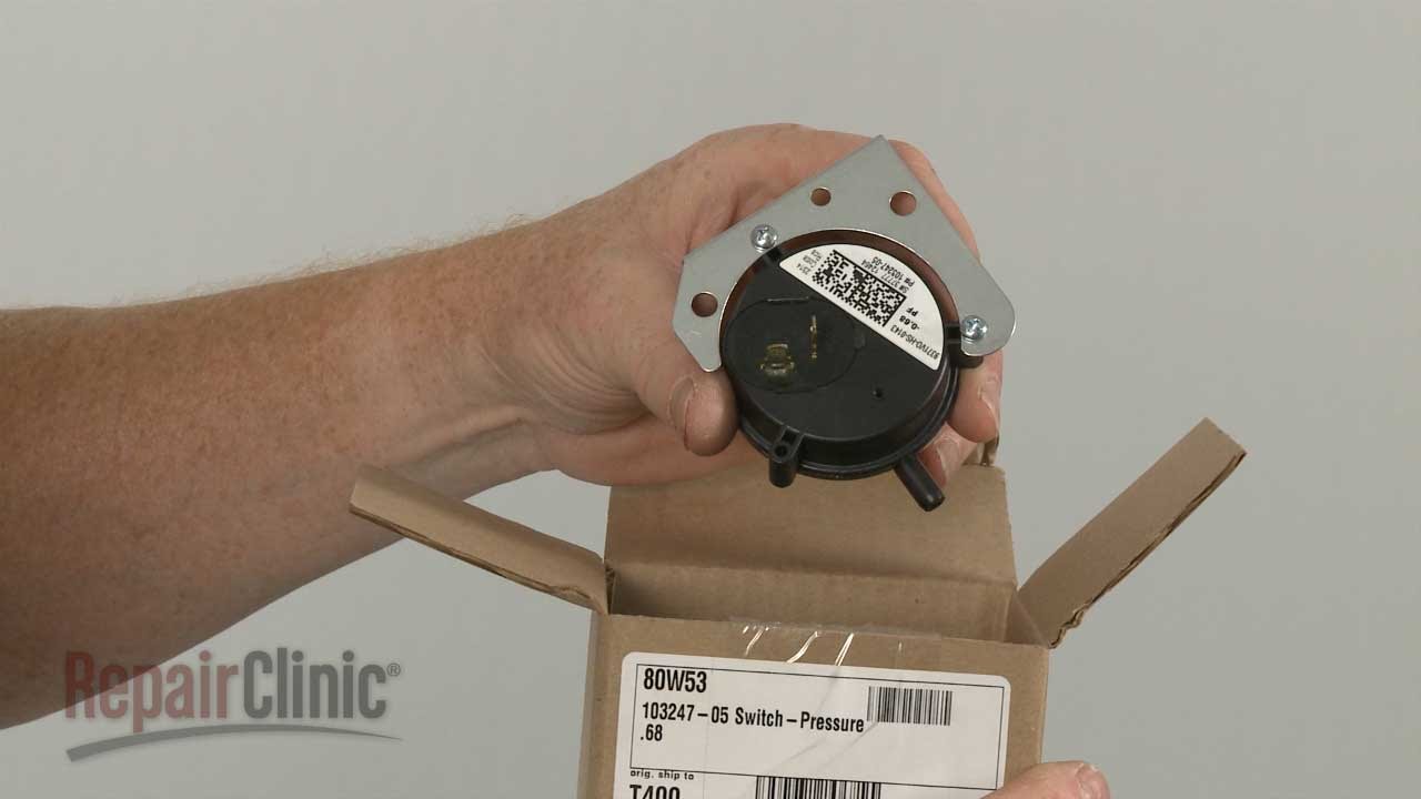 Lennox Furnace Pressure Switch .68 Rated Replacement 80W53 YouTube
