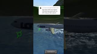 us airlines flight 1549 #turbopropflightsimulator #swiss001landing #aviation #ytshorts #crash #1549