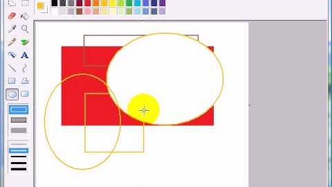 M8(4) How to draw shapes in MSPaint