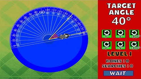MathPup Angles Finding Bones Math Game Overview