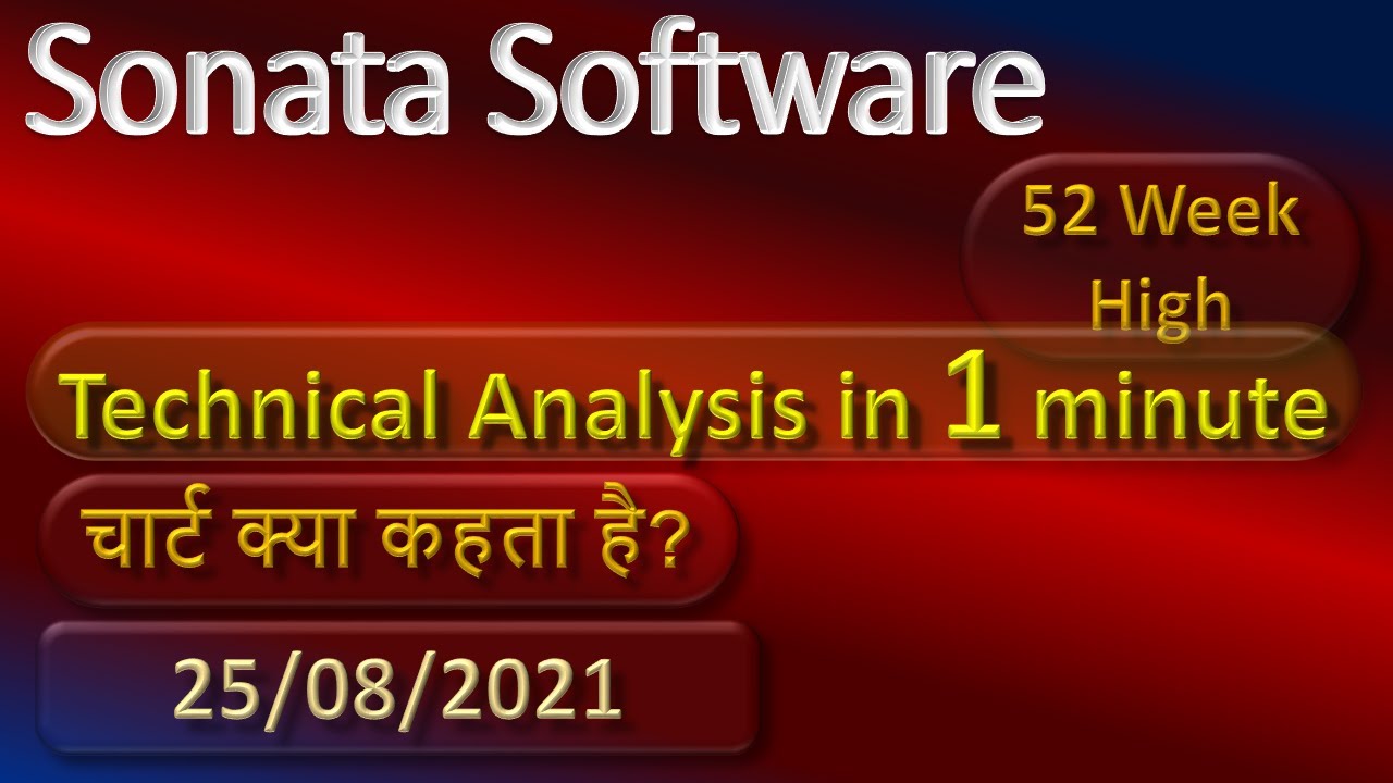 sonata software technical analysis - YouTube