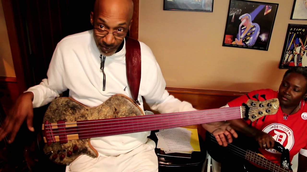 RIP DETROIT BASS PLAYER REGINALD CANTY (1952 - 2021) and his new MAY CUSTOM BASS