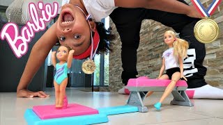 barbie toy episodes for kids barbie gymnastics surprise kids toys review toys andme