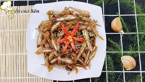 Cách Làm Cá Cơm Khô Rang Chua ngọt Thơm Ngon Vô Cùng Đơn Giản| Bếp Của Sên