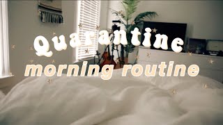 my high school quarantine morning routine II productive and relaxing