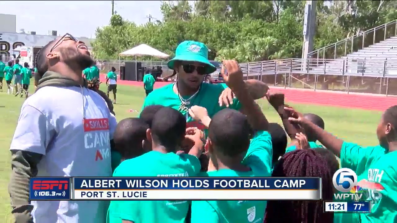 Albert Wilson holds third annual Albert Wilson Youth Football Camp