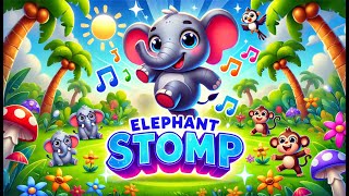 Elephant Stomp Fun Rhyming Song With Animated Characters Perfect For Kids