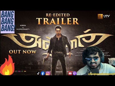 💥 ❤️Anjaan Re-Release Trailer | Suriya | Samantha | Yuvan Shankar Raja | Lingusamy | Kunjumon Reacts