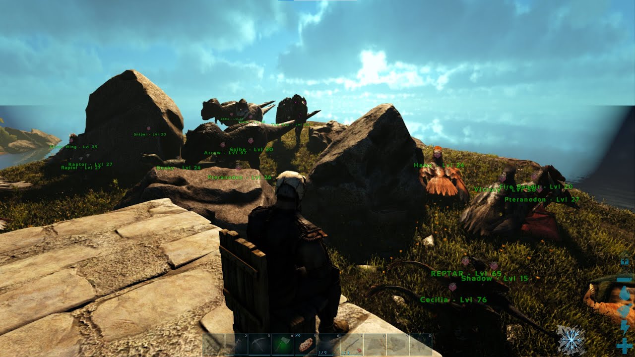 ARK Survival: Working on a breeding base design!! - YouTube
