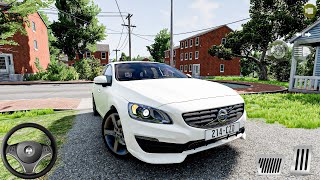 Volvo V60 City Car Driving - BeamNg Drive - Car Games Pc Gameplay [Logitech g29] screenshot 4