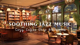 Soothing Jazz Music For Relaxing in Cozy Coffee Shop Ambience ☕ Smooth Jazz Music for Study, Work