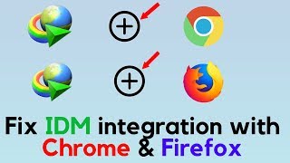 how to fix idm extension problem in google chrome and mozilla firefox