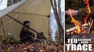 CUISINE au FEU de BOIS comme un NINJA : FEU sécurisé sans TRACE