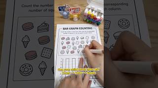 🧁 Count &amp; Color Bar Graph | Preschool Math Fun