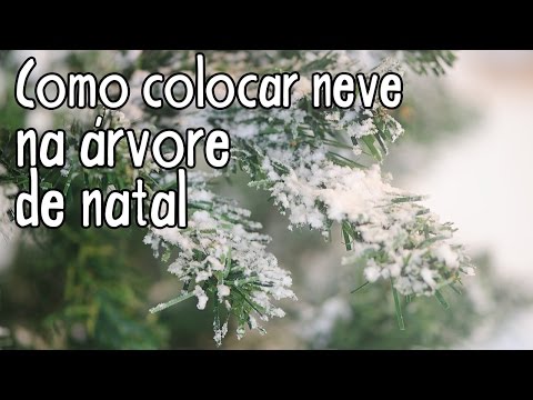 Vídeo: Como Fazer Uma Decoração De Floco De Neve Para Uma árvore De Natal