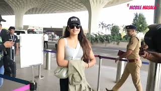 Rashmika Mandanna makes a dashing entry at the airport in a cool travel outfit