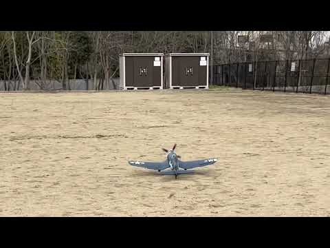 F4U 航模副翼初始角度不一致 升空瞬间姿态倾斜