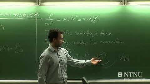 Classical Mechanics lecture 15 Particle orbits and Virial theorem Part 1 - Jacob Linder