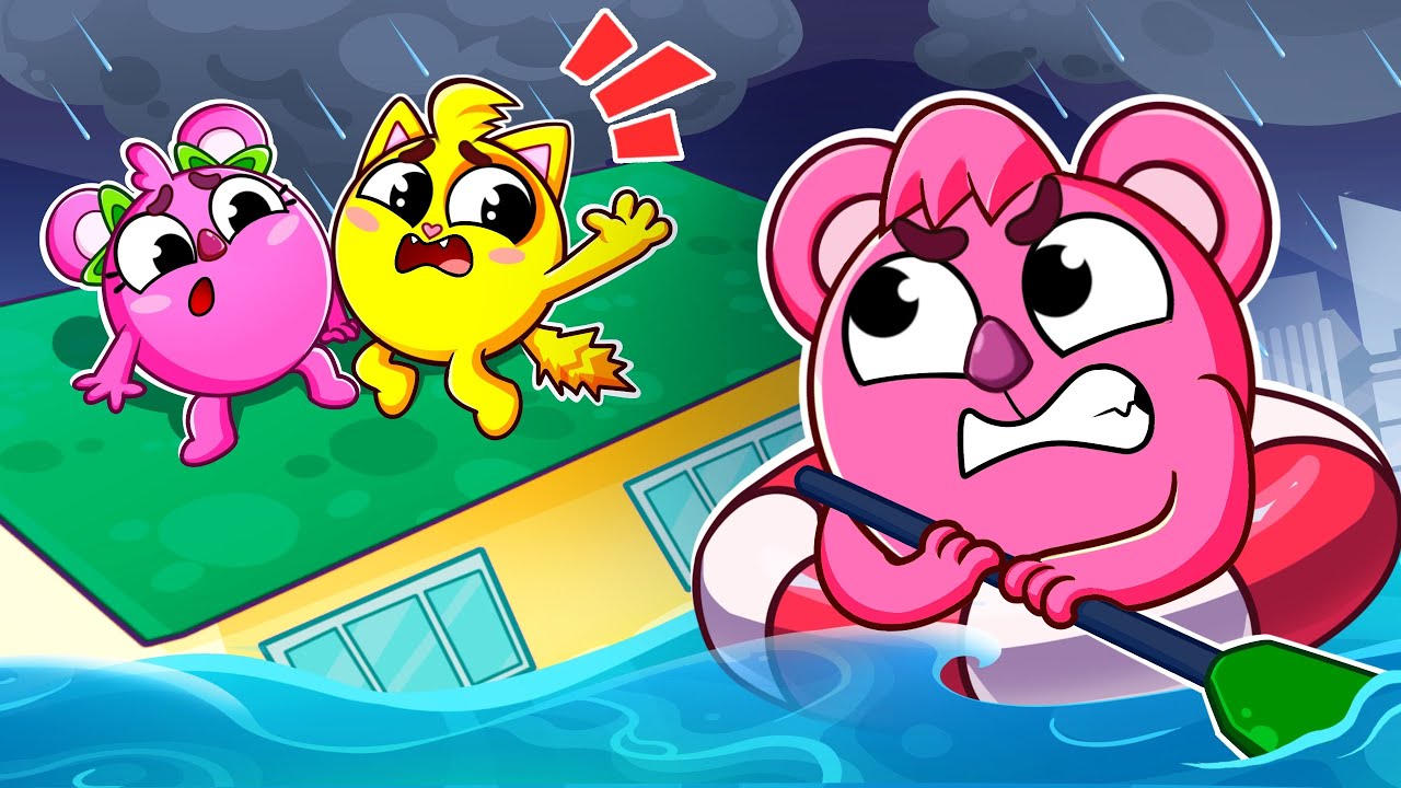 Big Flood Adventure Song 😱😇 Kids Song and Nursery Rhymes by Baby Zoo Karaoke